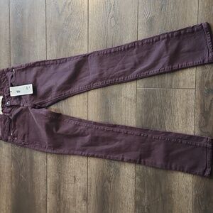 Kill City Hi Wire Womens Red Skinny Jeans Goth Punk Size 30